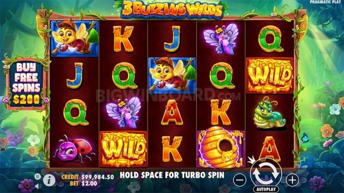 Keberuntungan di slot gacor 3 Buzzing Wilds Pragmatic Play